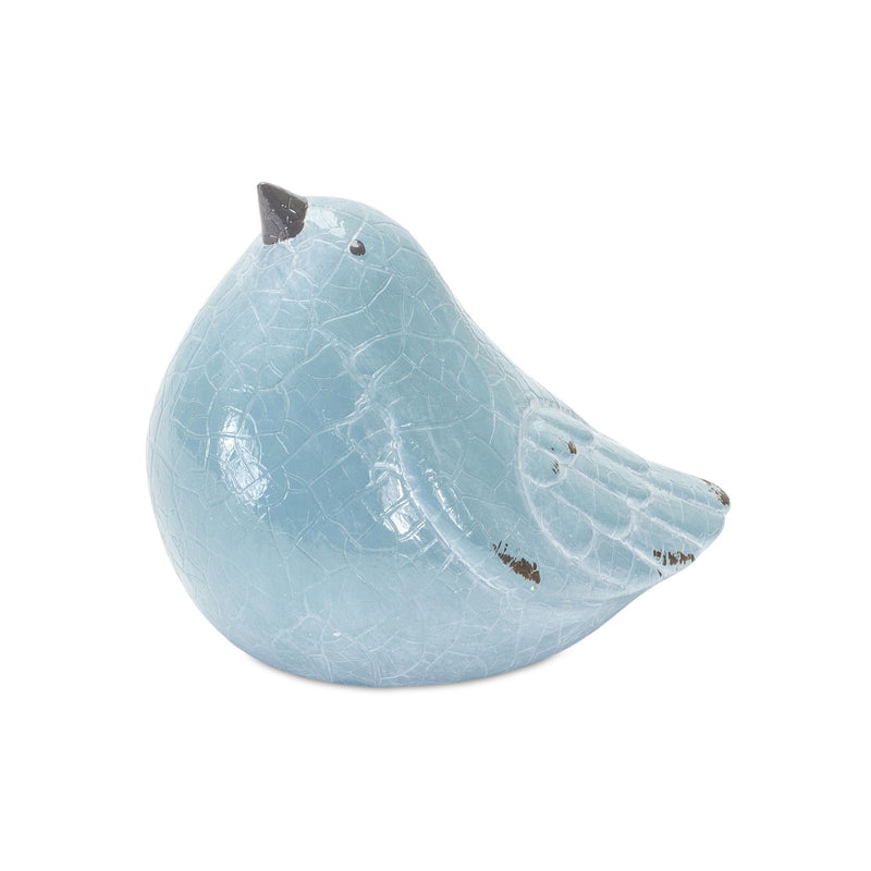 Bird Figurines (Set of 4) - Blue / Terracotta