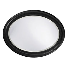Load image into Gallery viewer, 33" Oval Framed Accent Mirror - Black
