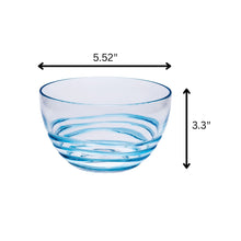 Load image into Gallery viewer, Swirl Acrylic Serving Bowls, Unbreakable
