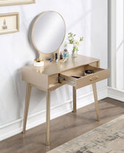 Load image into Gallery viewer, Maly - Contemporary Wood Vanity And Stool Set - Gold
