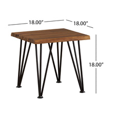 Load image into Gallery viewer, Zion - Outdoor Industrial Iron And Coffee Table - Teak
