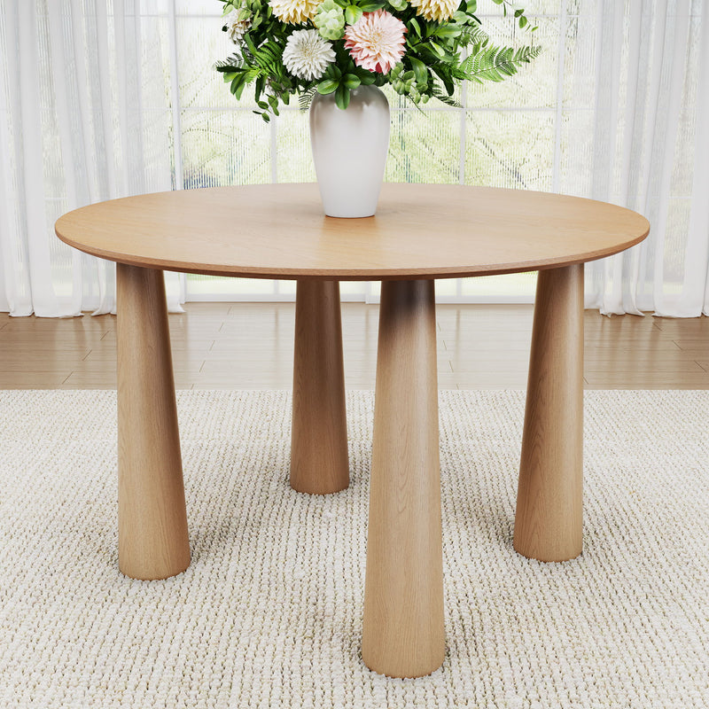 67" Solid Wood Oval Dining Table - Natural