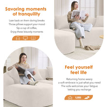 Load image into Gallery viewer, Combined Sofa With 4 Pillows
