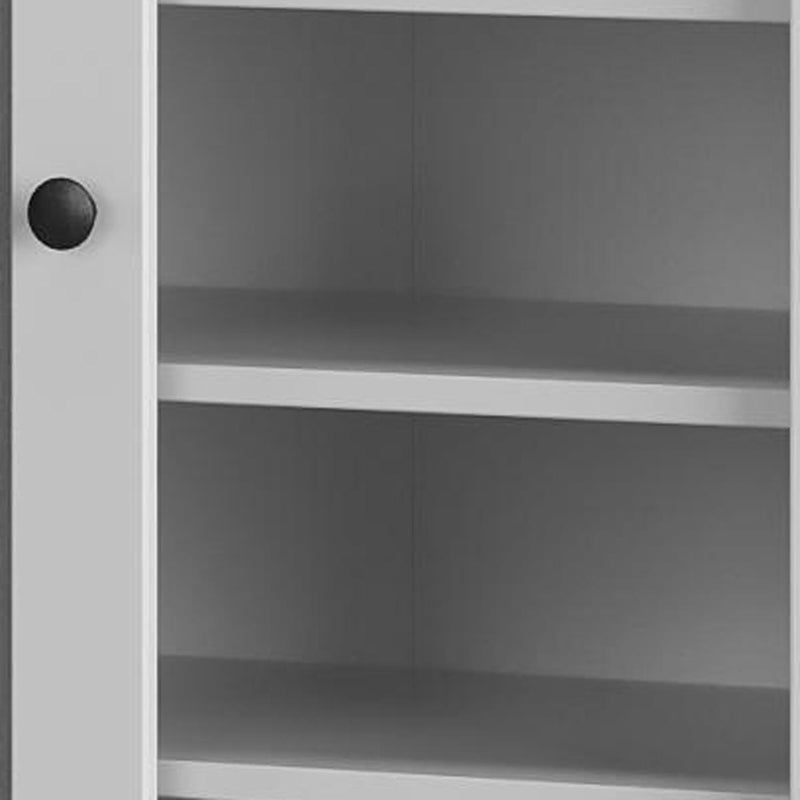 Solid Woodshoe Storage Cabinet (756017) - White