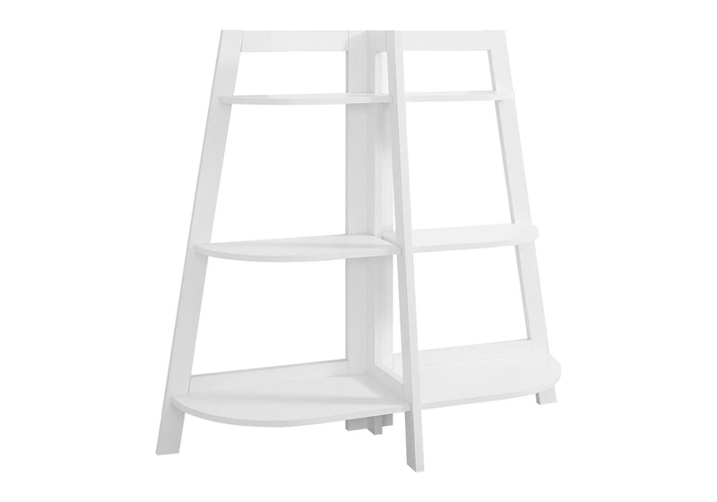 Six Tier Etagere Bookcase - White