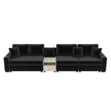 Load image into Gallery viewer, Modular Sofa Couch With Storage Armrest And Center Console
