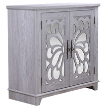 Load image into Gallery viewer, Elegant Sideboard With 2 Acrylic Mirrored Doors, Adjustable Shelf Storage
