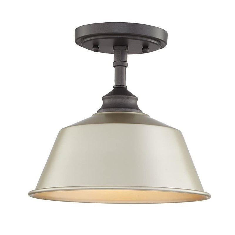 Kitchen Island Metal Dimmable Flush Chandelier With Shades - Gray