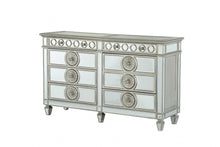 Load image into Gallery viewer, Solid Wood 6 Drawer Double Dresser - Gray
