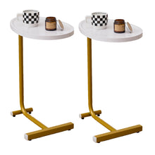 Load image into Gallery viewer, C-Shaped Side Table, Small Sofa Table For Cough, Bedroom
