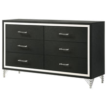 Load image into Gallery viewer, Malcolm - 6 Drawer Dresser Cabinet - Black
