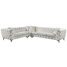 Load image into Gallery viewer, Atronia - Sectional Sofa With 4 Pillows - Beige Fabric
