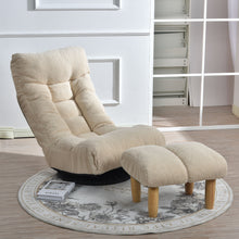 Load image into Gallery viewer, Adjustable Japanese Reclining Floor Chair Sofa With Metal Frame For Living Room

