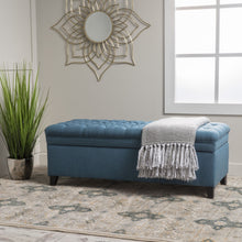 Load image into Gallery viewer, Juliana - Storage Ottoman With Birch Legs
