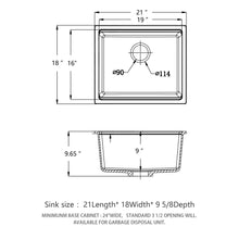 Load image into Gallery viewer, Quartz Composite Kitchen Sink With Workstation, Undermount
