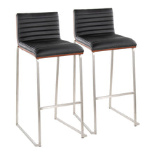 Load image into Gallery viewer, Mason Mara - Contemporary Fixed Height Barstool (Set of 2)
