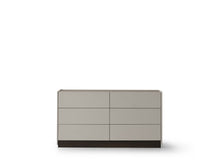 Load image into Gallery viewer, 60" Wood Six Drawer Double Dresser - Gray
