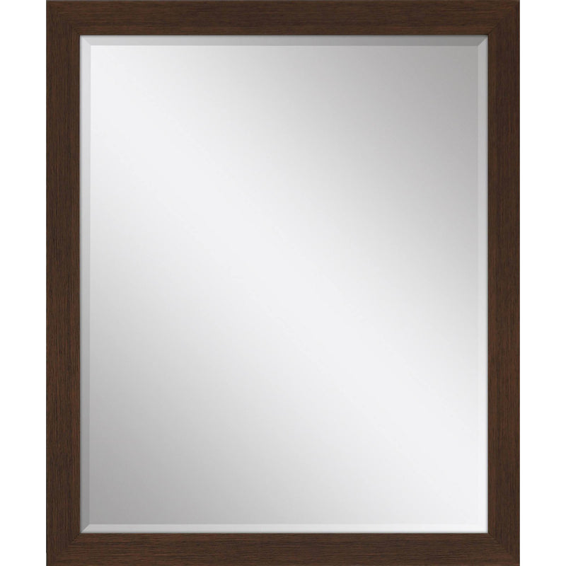 31" Accent Mirror - Dark Brown