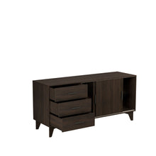 Load image into Gallery viewer, Parker - TV Stand With Sliding Doors And Drawers - Dark Brown
