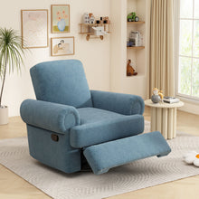 Load image into Gallery viewer, Manual Swivel Recliner Rocker Chair With Adjustable Backrest
