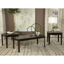 Load image into Gallery viewer, Amaro - 3 Piece Coffee And End Table Set - Dark Brown
