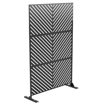 Load image into Gallery viewer, Three Panel Screen Room Divider (562870) - Black
