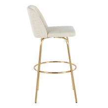Load image into Gallery viewer, Toriano - Contemporary Fixed Height Barstool With Swivel And Round Footrest (Set of 2)
