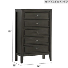 Load image into Gallery viewer, Daniel - Chest, 5 Drawer Storage Unit
