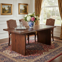 Load image into Gallery viewer, 72" Solid Wood Live Edge Sled Base Dining Table - Brown
