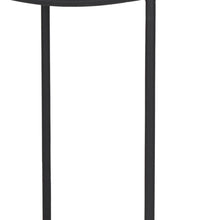 Load image into Gallery viewer, 26" Transitional Solid Wood And Iron Backless Counter Height Bar Chair - Black
