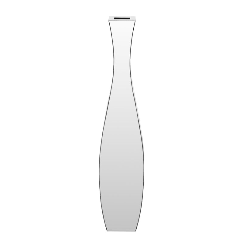 Mirrored Floor Vase - Silver