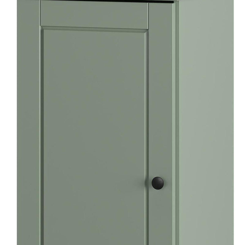 Ten Pair Solid Woodshoe Storage Cabinet (752069) - Sage