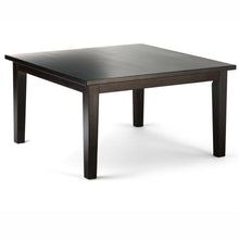 Load image into Gallery viewer, Solid Wood Frame Base Square Dining Table - Brown
