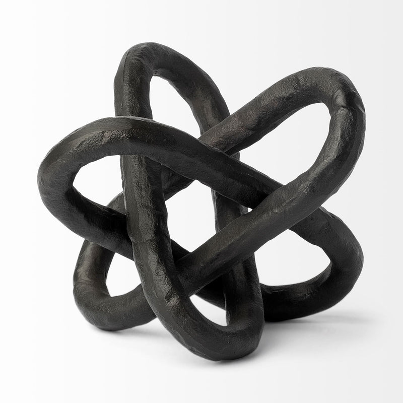 Petite Chain Link Sculpture - Black