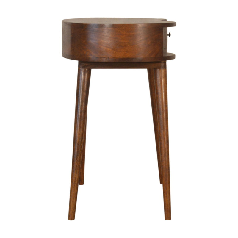 Kidney Writing Desk - Chestnut