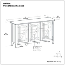 Load image into Gallery viewer, Bedford - Storage Cabinet With Adjustable Shelves - Brown
