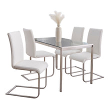 Load image into Gallery viewer, Fuji Foster - Contemporary Dining Set l, Glass 5 Piece
