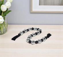 Load image into Gallery viewer, Bling Bling Beads Decorative Tassel - Black / Silver
