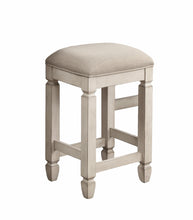 Load image into Gallery viewer, Console Table With 4 Stools - Antique White
