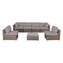 Load image into Gallery viewer, Seating Set With Cushions Handcrafted Wicker Design
