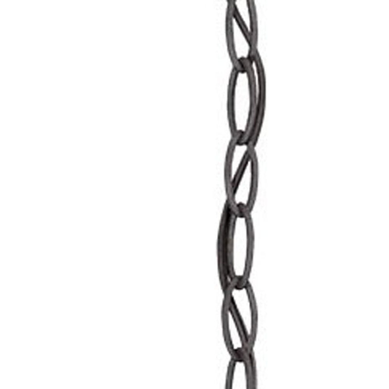 Lantern Seeded Dimmable Chandelier With Clear Shades - Black