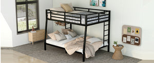 Metal Full XL over Queen Bunk Bed for Teens and Adults,Space-Saving/Noise Reduced/No Box Spring Needed, Old SKU W1307S00015(Expect arrive date 2024/3/24)