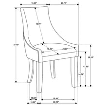 Load image into Gallery viewer, Rexford - Upholstered Dining Side Chair (Set of 2) - Gray
