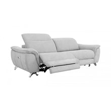 Load image into Gallery viewer, Power Reclining Loveseat - Gray / Silver
