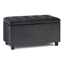 Load image into Gallery viewer, Cosmopolitan - Upholstered Storage Ottoman
