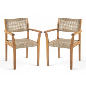 Amaris - Outdoor Dining Chair (Set of 2) - Teak