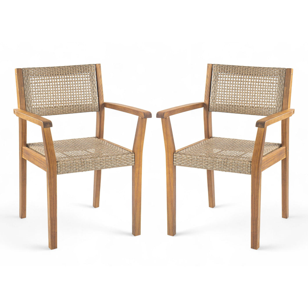Amaris - Outdoor Dining Chair (Set of 2) - Teak