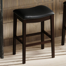 Load image into Gallery viewer, Modern Stool &amp; Nail Head Detailing
