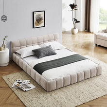 Load image into Gallery viewer, Modern Platform Bed Frame With Thick Fabric

