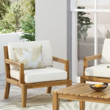 Load image into Gallery viewer, Outdoor Club Chair With Cushions (Set of 2) - Beige
